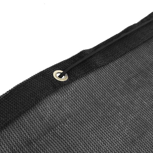 vidaXL fekete HDPE pótkocsiháló 2,5 x 3,5 m