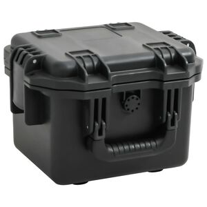 vidaXL fekete PP hordozhat&oacute; rep&uuml;lős tok 30 x 24,5 x 20 cm