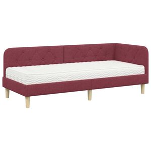 vidaXL Sarok&aacute;gy keret Bord&oacute; 80 x 200 cm sz&ouml;vet