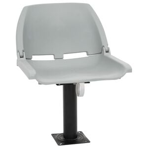 vidaXL 2 részes szürke összecsukható hajóülés párna nélkül 48x51x41 cm