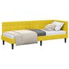 vidaXL Sarok&aacute;gy keret S&aacute;rga 80 x 200 cm B&aacute;rsony