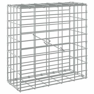 vidaXL Gabion 3,5 mm dr&oacute;ttal &eacute;s 5x10 cm-es h&aacute;l&oacute;val 50x20x50 cm