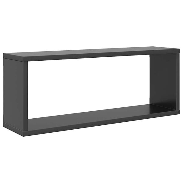 vidaXL 6 db sz&uuml;rke szerelt fa n&eacute;gysz&ouml;gű fali polc 60 x 15 x 23 cm