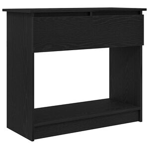 vidaXL fekete konzolasztal fi&oacute;kokkal 85,5x38,5x74,5 cm