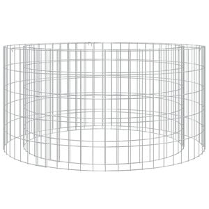 vidaXL horganyzott vas gabion tűzrak&oacute; &Oslash; 100 cm