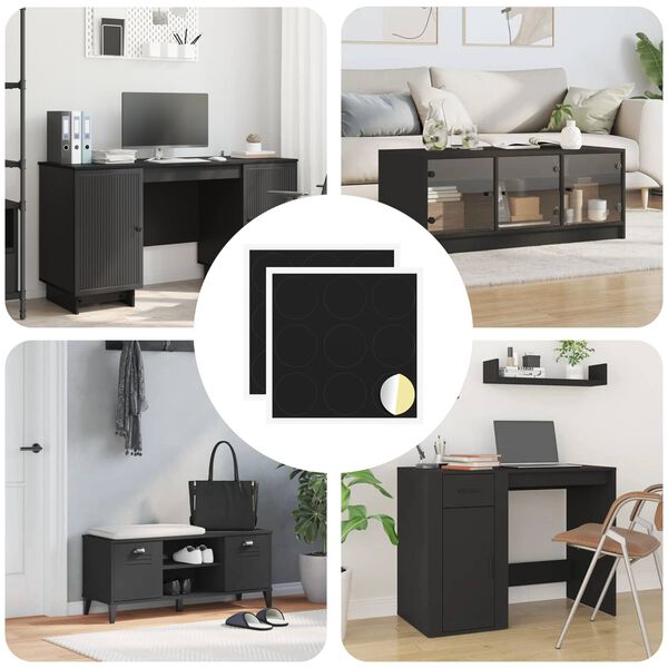 vidaXL &Ouml;ntapad&oacute; csavar bor&iacute;t&oacute; 2 pcs Fekete &Oslash; 20 x 0,5 mm