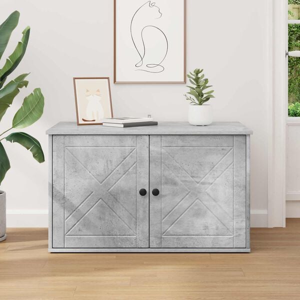 vidaXL Macska H&aacute;z Beton 85 x 55 x 50 cm Faanyag