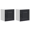 vidaXL Mosogat&oacute;g&eacute;p panel Kalmar 2 pcs Fekete 40 x 31 x 40 cm Faanyag
