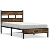 vidaXL sonoma t&ouml;lgy sz&iacute;nű fejt&aacute;ml&aacute;s &aacute;gykeret matrac n&eacute;lk&uuml;l 100x200 cm