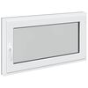 vidaXL Pinceablak RISOR 110 x 50 cm PVC &eacute;s &Uuml;veg Antracitsz&uuml;rke
