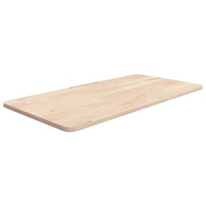 vidaXL kezeletlen t&ouml;m&ouml;r fa f&uuml;rdőszobai pult 80 x 40 x 1,5 cm