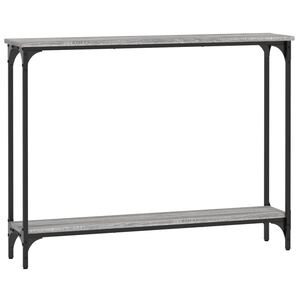 vidaXL sz&uuml;rke sonoma sz&iacute;nű szerelt fa t&aacute;lal&oacute;asztal 100x22,5x75 cm