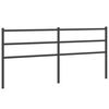 vidaXL fekete f&eacute;m csere fejt&aacute;mla 193 cm