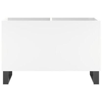 vidaXL fehér szerelt fa hanglemezszekrény 74,5x38x48 cm
