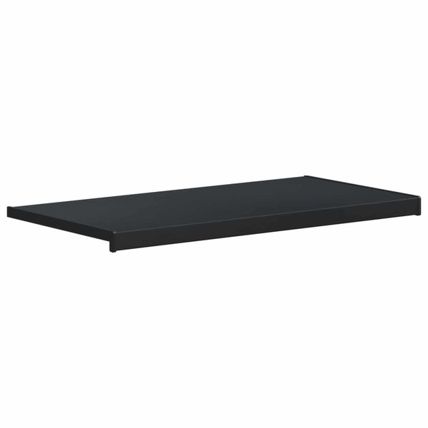 vidaXL Ablakp&aacute;rk&aacute;ny Antracit f&aacute;s mint&aacute;val 80 x 45 x 4,5 cm PVC
