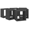 vidaXL 6 db sz&uuml;rke szerelt fa fali kockapolc 22 x 15 x 22 cm