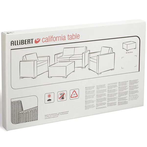 Keter California grafitszürke kültéri asztal 197421