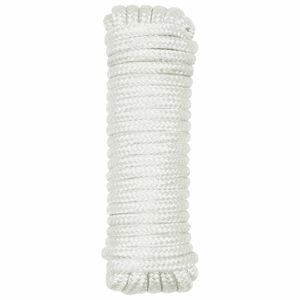 vidaXL Cs&oacute;nak K&ouml;t&eacute;l 10 mm 6 m Feh&eacute;r Poli&eacute;szter