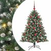 vidaXL Mű kar&aacute;csonyfa Z&ouml;ld 150 cm PVC &eacute;s Műanyag &eacute;s Ac&eacute;l