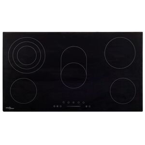vidaXL 5 &eacute;gős ker&aacute;mia főzőlap &eacute;rintős vez&eacute;rlőpanellel 77 cm 8500 W