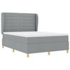 vidaXL Boxspring &aacute;gy matraccal S&ouml;t&eacute;tsz&uuml;rke 90x190 cm Sz&ouml;vet sz&ouml;vet