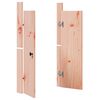 vidaXL Konyhai ajt&oacute; MEPPEL 2 pcs Barna 50 x 9 x 82 cm t&ouml;m&ouml;r dugl&aacute;szfa