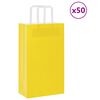 vidaXL 50 db s&aacute;rga pap&iacute;rzacsk&oacute;k foganty&uacute;kkal 21x11x36 cm