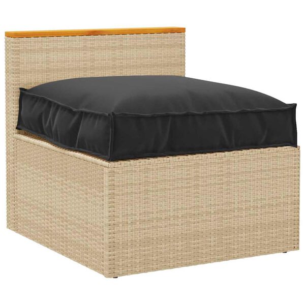 vidaXL P&aacute;rna Fekete 70 x 70 x 12 cm Oxford Sz&ouml;vet