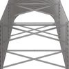 vidaXL szürke horganyzott acél kerti magaságyás 224x80x68 cm