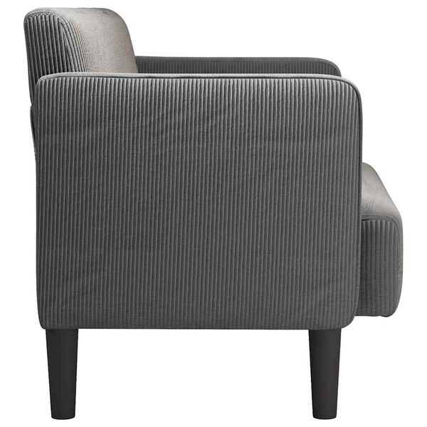 vidaXL s&ouml;t&eacute;tsz&uuml;rke kordb&aacute;rsony sz&ouml;vet loveseat kanap&eacute; 109 cm