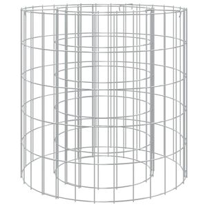 vidaXL horganyzott vas gabion tűzrak&oacute; &Oslash; 50 cm