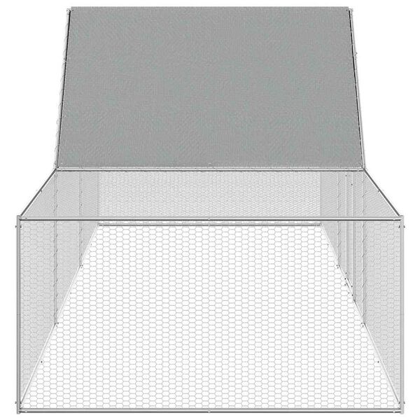 vidaXL horganyzott ac&eacute;l ty&uacute;k&oacute;l 5 x 1 x 1,5 m