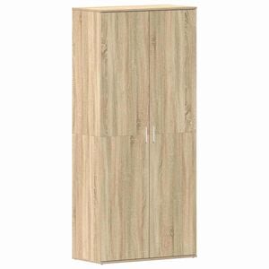 vidaXL Cipőszekr&eacute;ny polcokkal Sonoma t&ouml;lgy 80 x 39 x 178 cm Faanyag