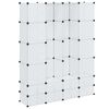 vidaXL feh&eacute;r modul&aacute;ris szekr&eacute;ny 18 rekesszel 37 x 146 x 180,5 cm