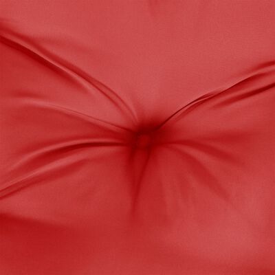 vidaXL piros szövet raklappárna 120 x 40 x 12 cm