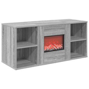 vidaXL Elektromos kandall&oacute; Sz&uuml;rke Sonoma 100 x 37 x 45,5 cm Szerelt fa