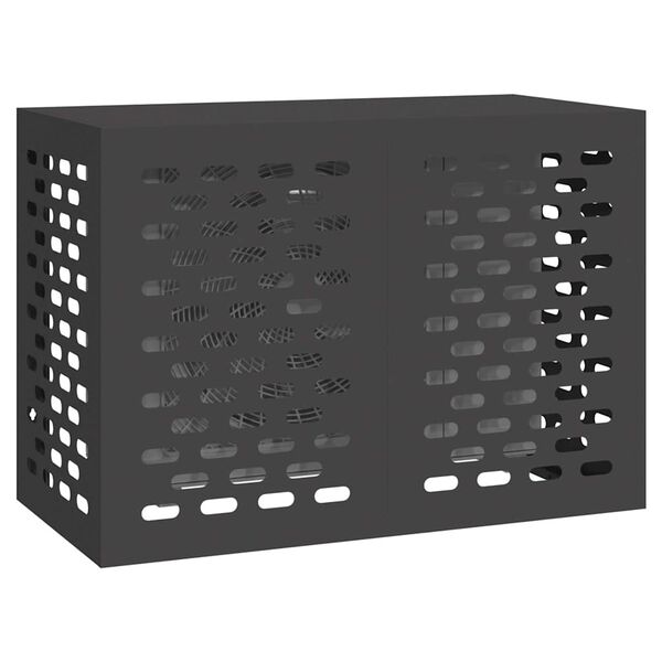 vidaXL L&eacute;gkondicion&aacute;l&oacute; Takar&oacute; Fekete 100 x 50 x 70 cm Ac&eacute;l