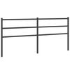 vidaXL fekete f&eacute;m csere fejt&aacute;mla 180 cm