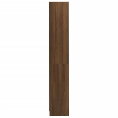 vidaXL 4 szintes barna tölgyszínű fa könyvszekrény 80 x 24 x 142 cm