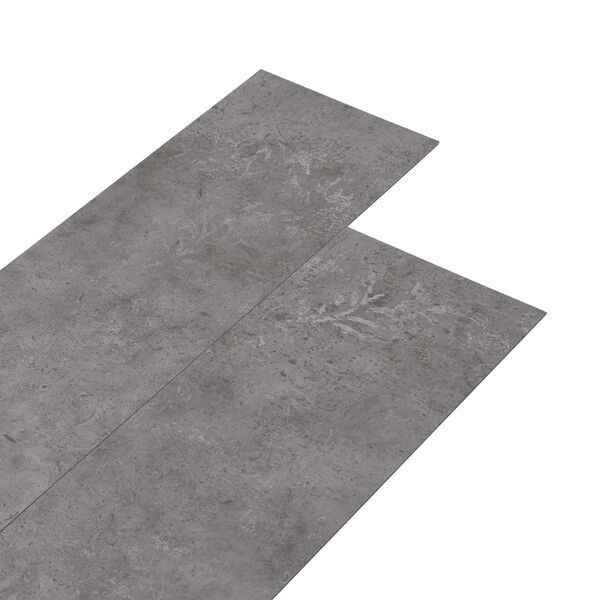 vidaXL Padl&oacute;deszk&aacute;k 36 pcs Beton Sz&uuml;rke 5,02 m&sup2; PVC
