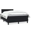 vidaXL fekete b&aacute;rsony rug&oacute;s &aacute;gy matraccal 120x210 cm