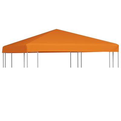 vidaXL narancssárga pavilon tetőponyva 310 g/m², 3 x 3 m