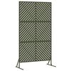 vidaXL Mag&aacute;nszf&eacute;ra K&eacute;pernyő 100 x 50 x 180 cm Ac&eacute;l Olajz&ouml;ld