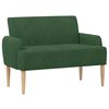 vidaXL Gombra tűz&ouml;tt loveseat Dzsungel z&ouml;ld 116 x 67 x 81 cm