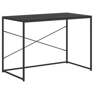 vidaXL fekete szerelt fa sz&aacute;m&iacute;t&oacute;g&eacute;pasztal 110 x 60 x 70 cm