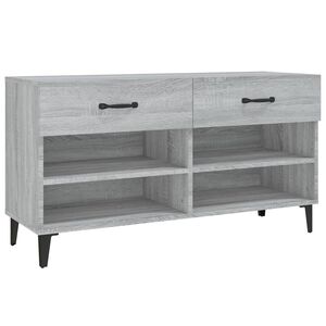 vidaXL sz&uuml;rke sonoma sz&iacute;nű szerelt fa cipőszekr&eacute;ny 102 x 35 x 55 cm