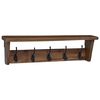 vidaXL Fogas Barna 50 x 10 x 14 cm T&ouml;m&ouml;r Mahag&oacute;ni Fa