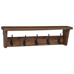 vidaXL Fogas Barna 50 x 10 x 14 cm T&ouml;m&ouml;r Mahag&oacute;ni Fa