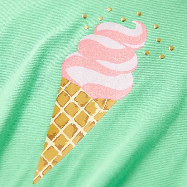 Halványzöld gyerekpóló 140