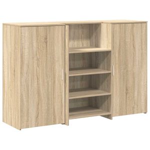 vidaXL recepci&oacute;s pult sonoma t&ouml;lgy 155x50x103,5 cm szerelt fa